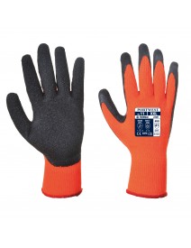 Portwest A140 - Thermal Grip Glove - Latex - Orange